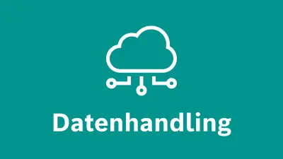 Eine Wortgrafik für den Begriff Datenhandling