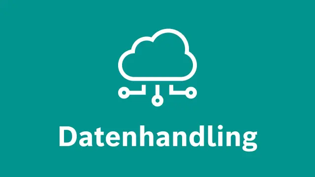 Eine Wortgrafik für den Begriff Datenhandling