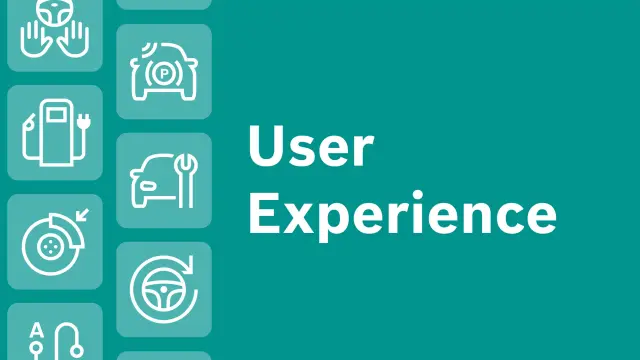 Eine Wortgrafik für den Begriff User Experience 