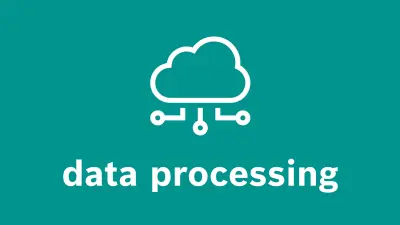 A word graphic for the term data processing