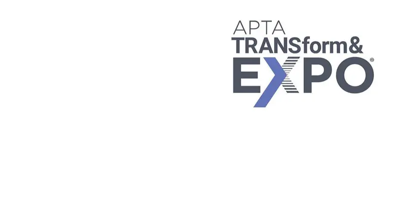 This is the APTA Expo logo.