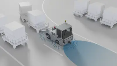 Systeme und Technologien des hochautomatisierten Fahrens sind für automatisierte Flugfeldfahrzeuge anwendbar
