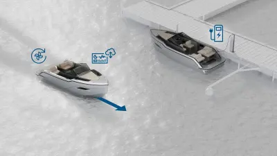 Boats with electric drive system platform (EDSP) for quick and uncomplicated electrification of boat drives