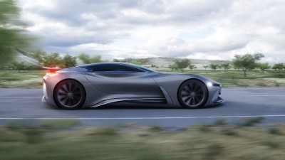 Engineering services from Bosch Engineering for illustrated sports cars and hypercars for enhanced driving dynamics