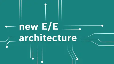 Wortgrafik new E/E architecture Energiemanagement 