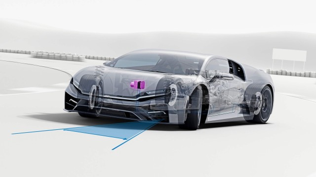 Symbolische Darstellung des Algorithmus-basierten Fahrdynamik-Prognose-Systems von Bosch Engineering