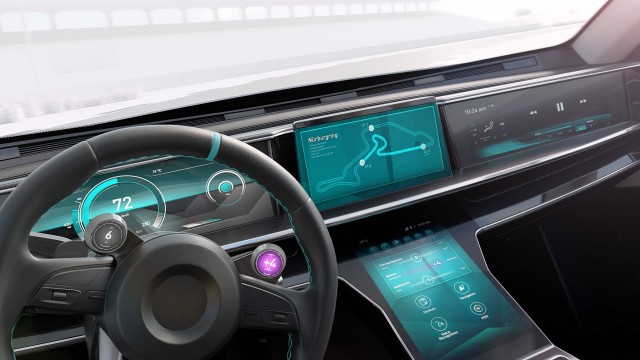 Symbolische Darstellung der Fahrdynamik-Schnittstelle für personalisierte Funktionen von Bosch Engineering 